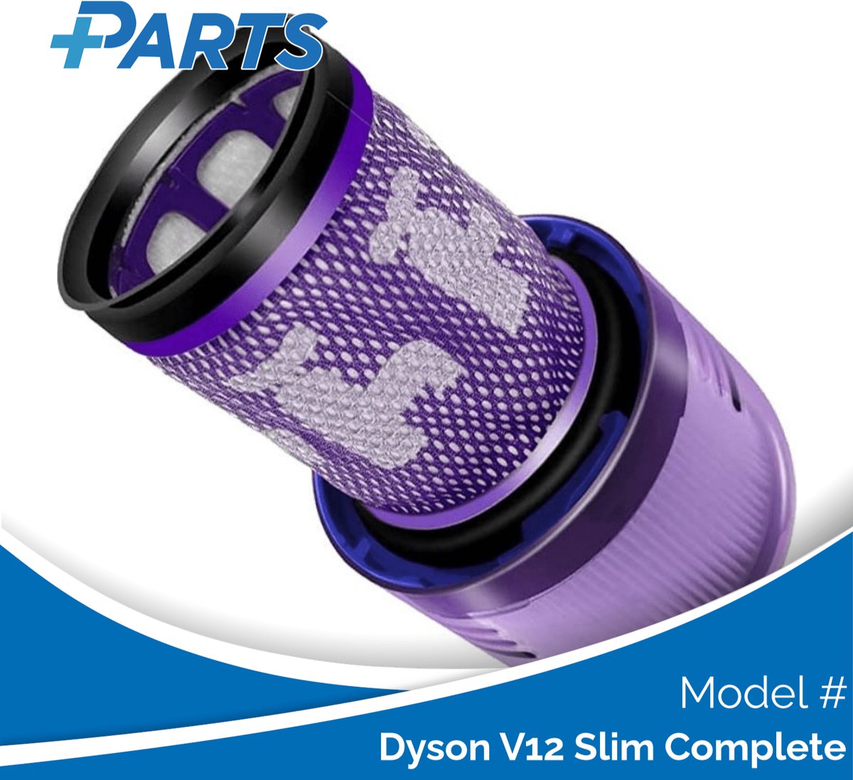 Dyson V12 Slim Complete Filter (Plus.Parts® alternatief voor 971517-01)