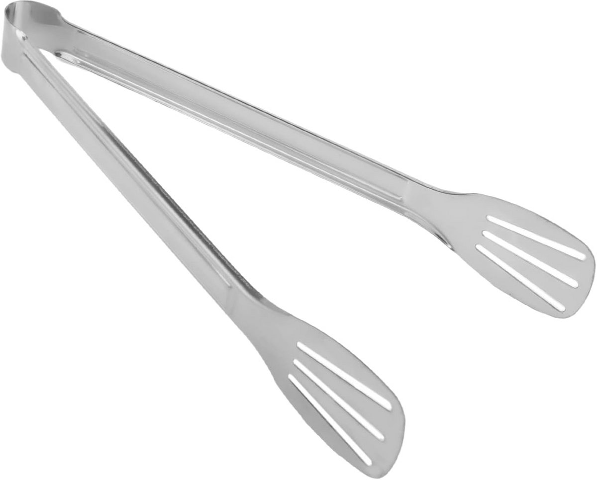 12 Inch Multifunctionele Roestvrijstalen BBQ Tangen – Antislip Grip Kookaccessoires