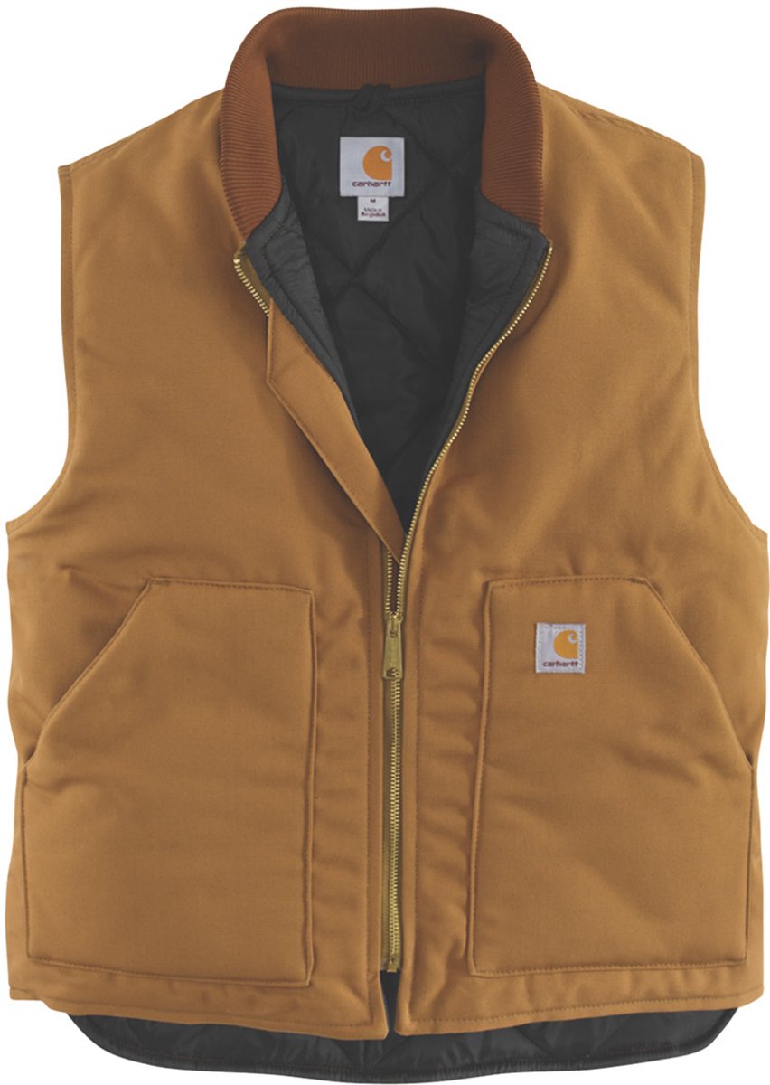 Carhartt Weste V01 Insulated Rib Collar Vest 106676 Carhartt® -L Bruin