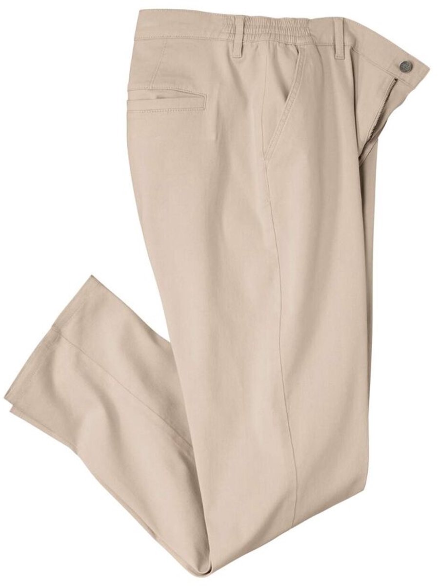 ATLAS FOR MEN - Casual chinobroek met stretch - Heren - Verkrijgbaar in grote maten - W32