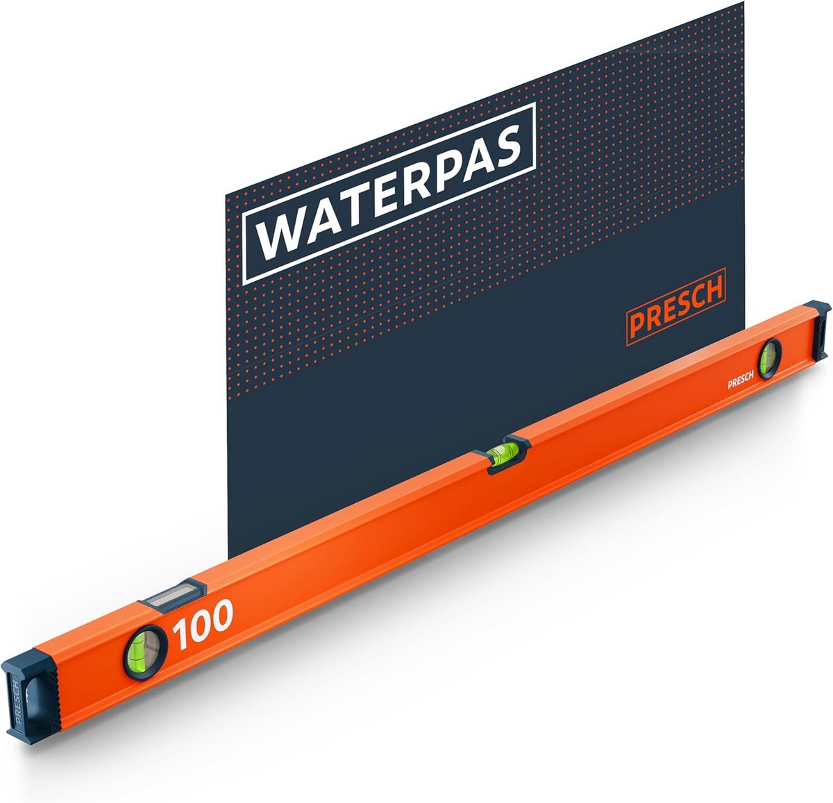 Waterpas 100 cm Professioneel - Sterke Libel met 2% Helling en Verticale Aflezing