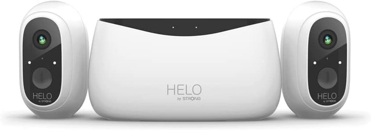 Full HD Draadloze Bewakingscamera met Basisstation - 2 Cameras, Nachtzicht, Accu tot 180 Dagen