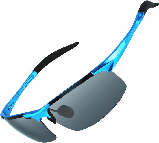 Cressi Ninja Gepolariseerde Zonnebril – Heren En Dames – Gespiegelde Lenzen – Waterafstotende Coating – 100% UV-bescherming – Met Harde Opbergdoos – Voor Vissen, Rijden, Sport