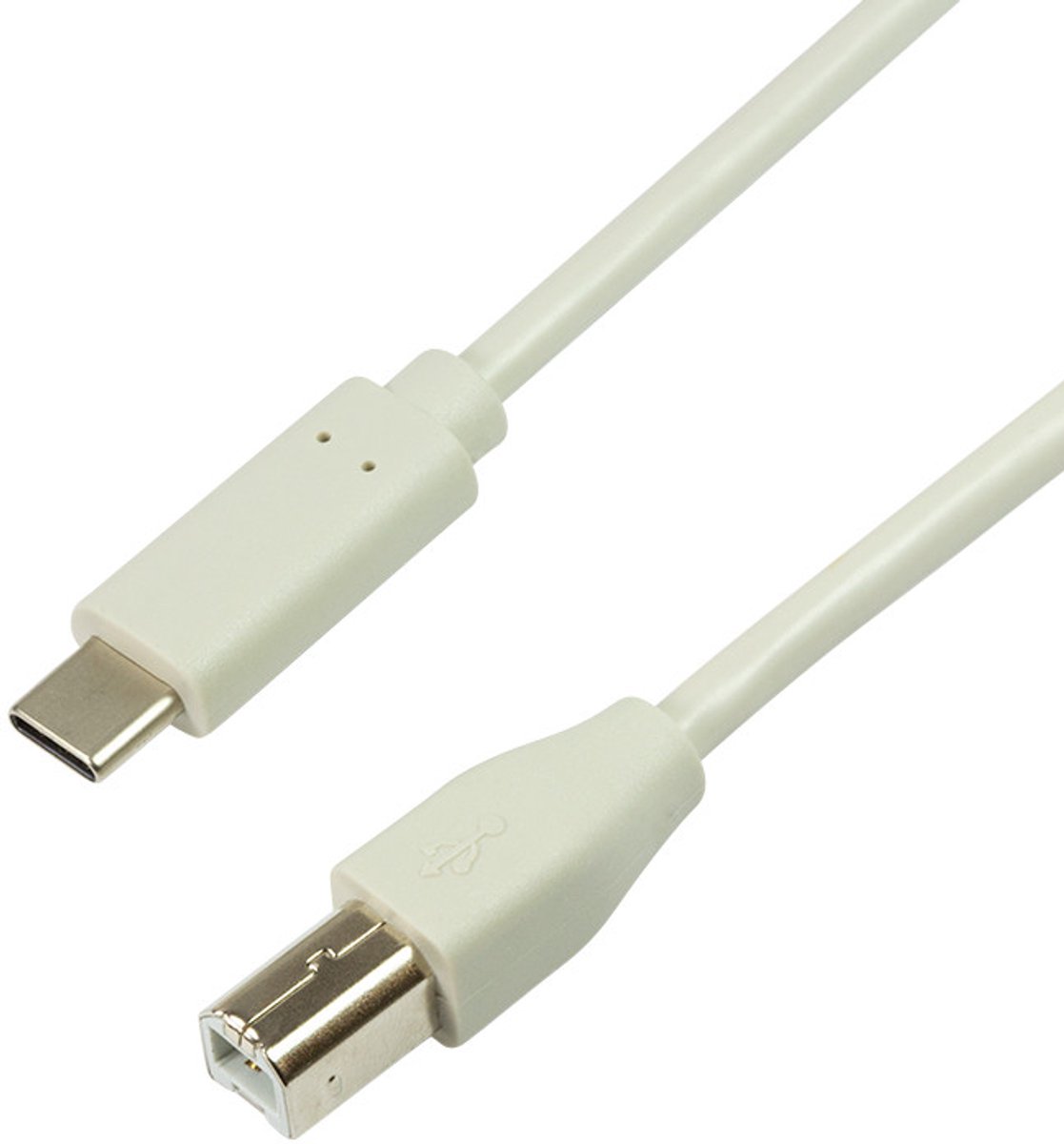 LogiLink CU0161 USB-kabel USB 2.0 2 m USB C USB B Grijs