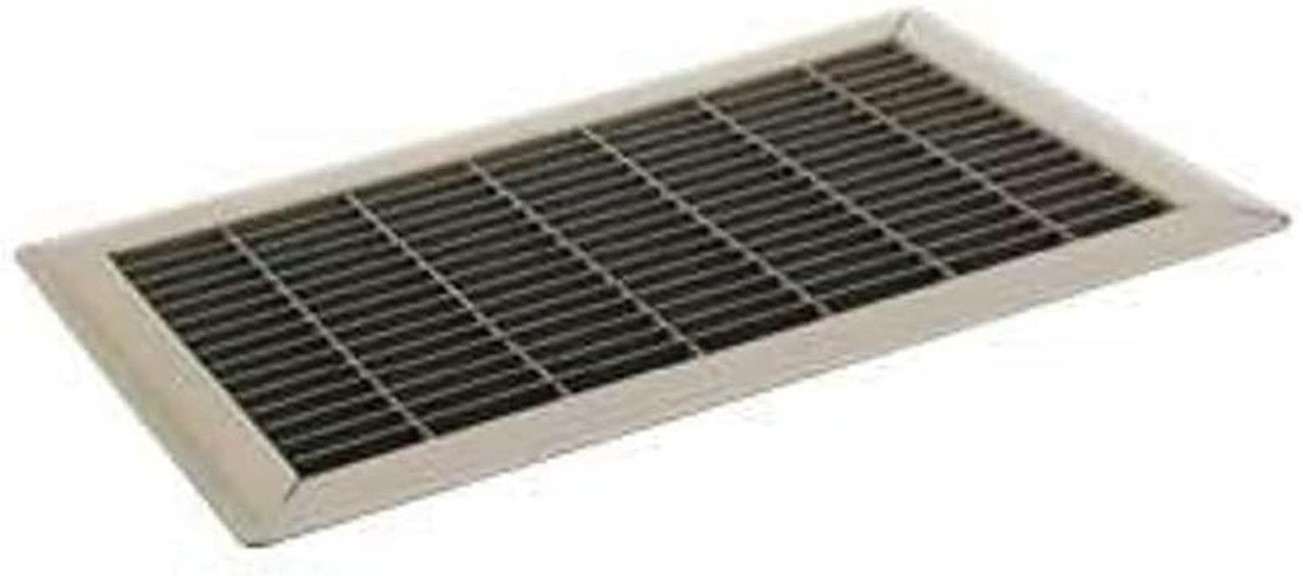 Stevig Stalen Vloerrooster 20x40 cm - Zware Kwaliteit