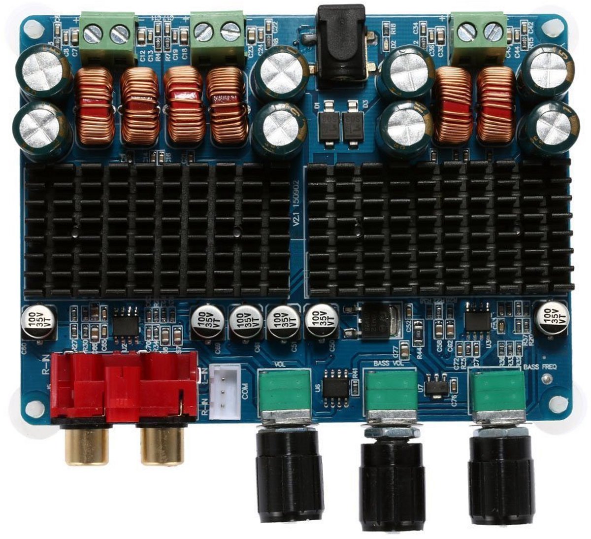 2.1 Kanaals Digitale Stereokanaal Subwoofer Eindversterker Bord DC 12-26V