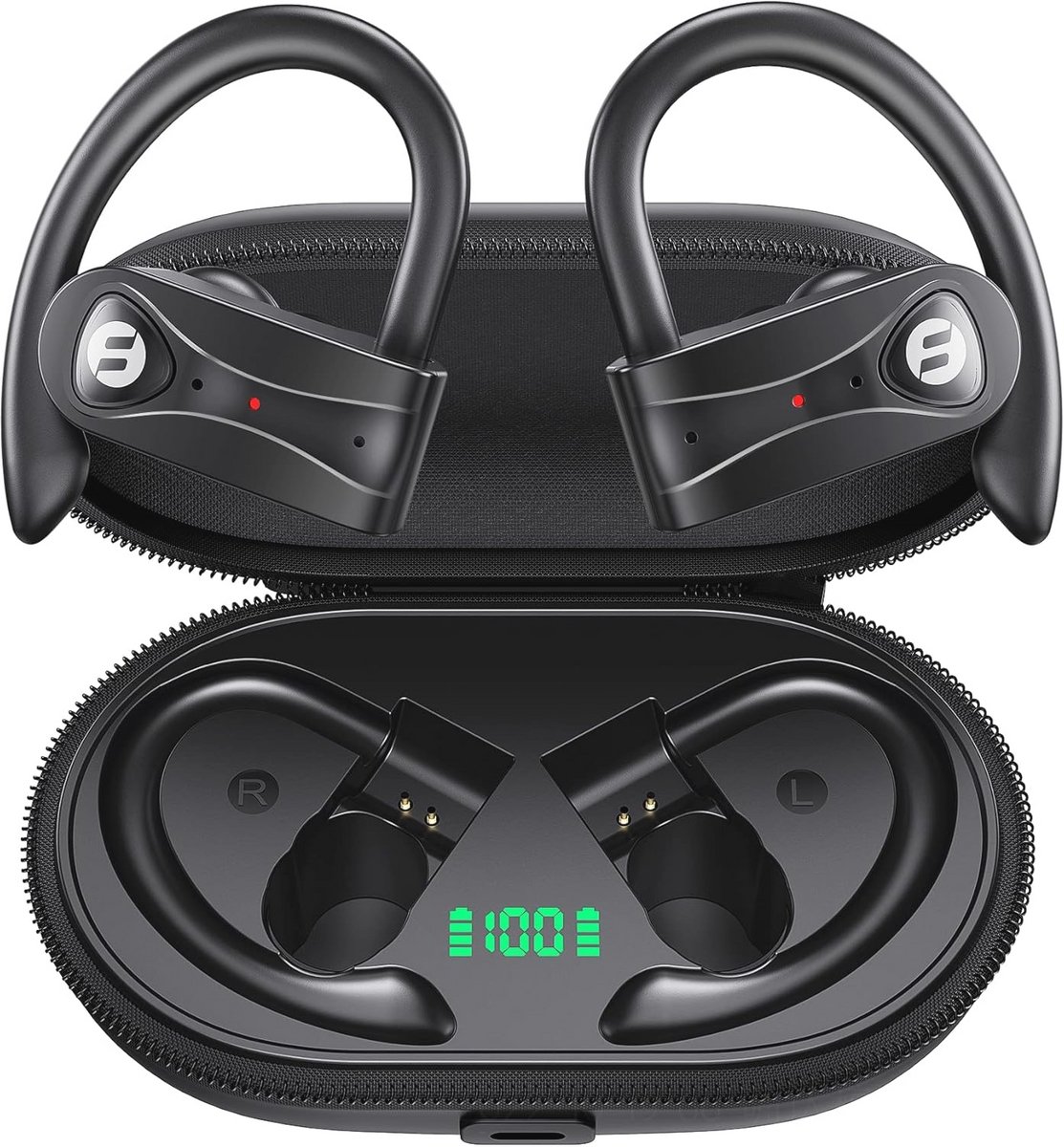Bluetooth Hoofdtelefoon met Ruisonderdrukking en Lange Speeltijd