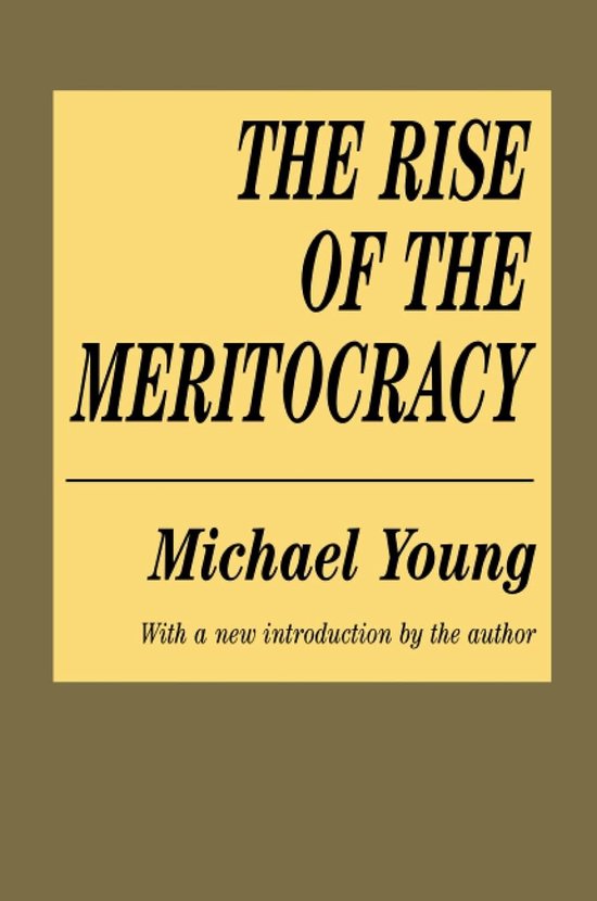 Rise Of The Meritocracy - cover