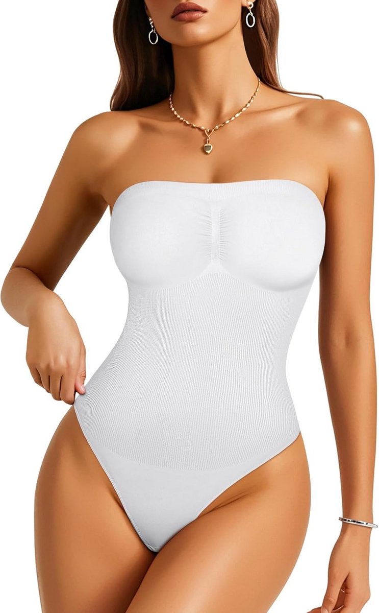 Strapless Body Shaper voor Dames - Sterke Butt Lift Bodysuit met Buikweg Effect - Figuurcorrigerend Sculpting Corset