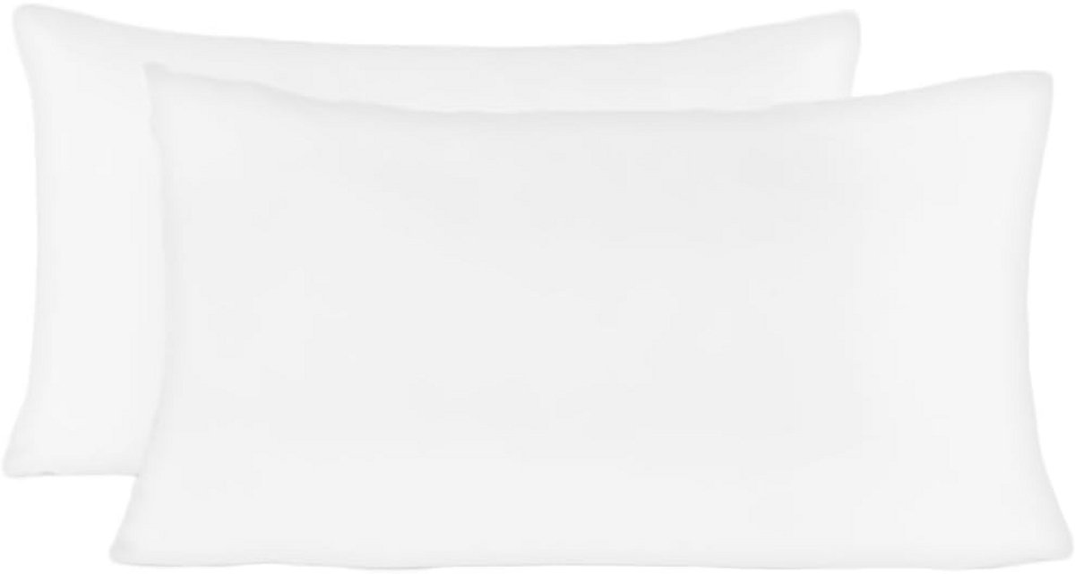 Set van 2 Katoen Satijnen Kussenslopen voor Tweepersoonsbed 40x70 cm - Hypoallergeen en Ad