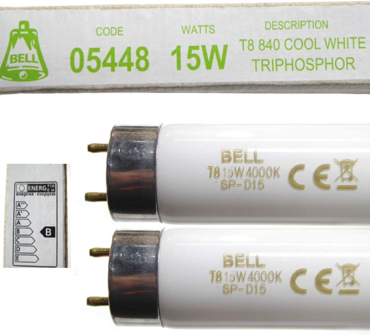 15W T8 TL-buis 450mm Koud Wit 4000K - Energiezuinig met Lange Levensduur