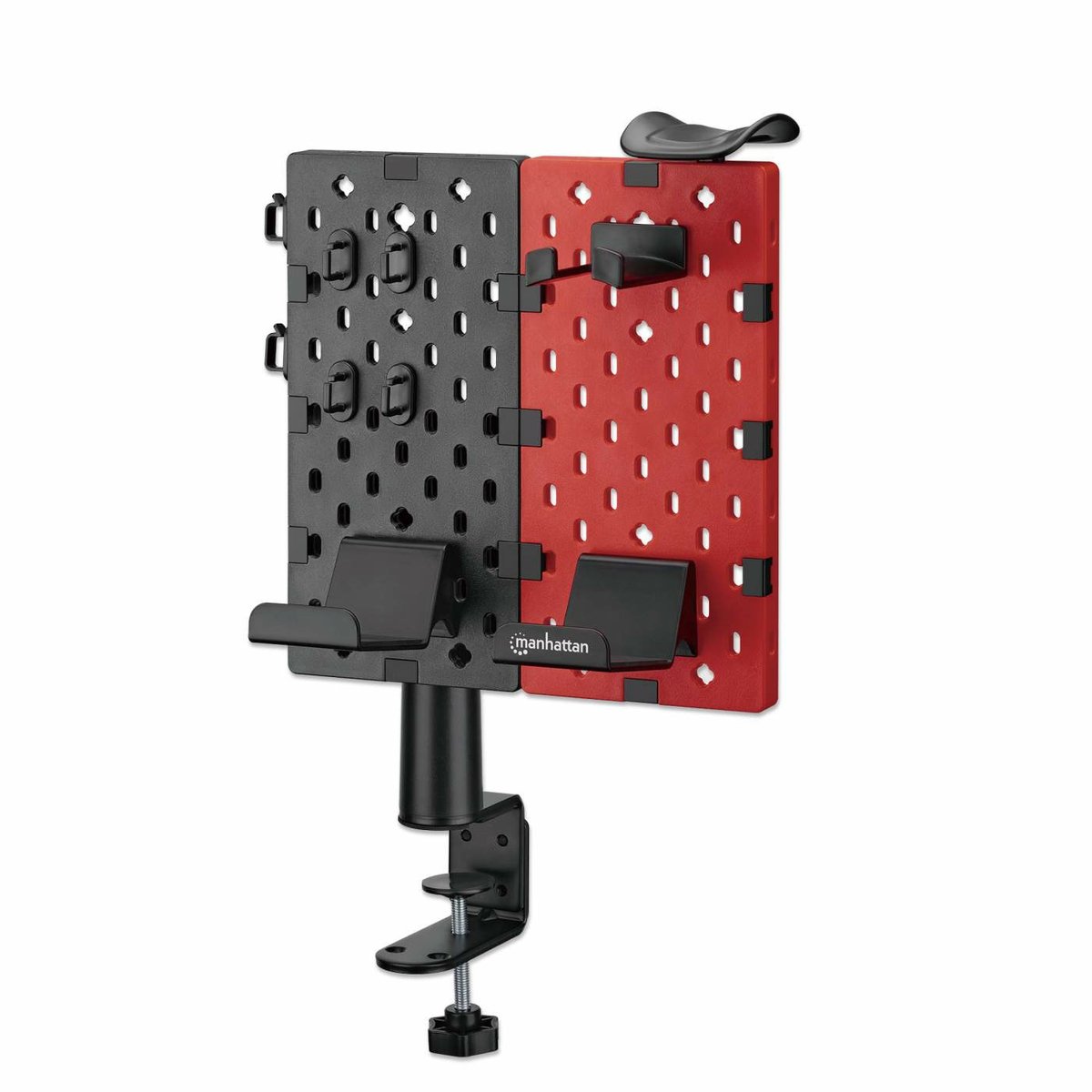 Manhattan 462518 houder Passieve houder Spelbesturingsapparaat, Headset Zwart, Rood
