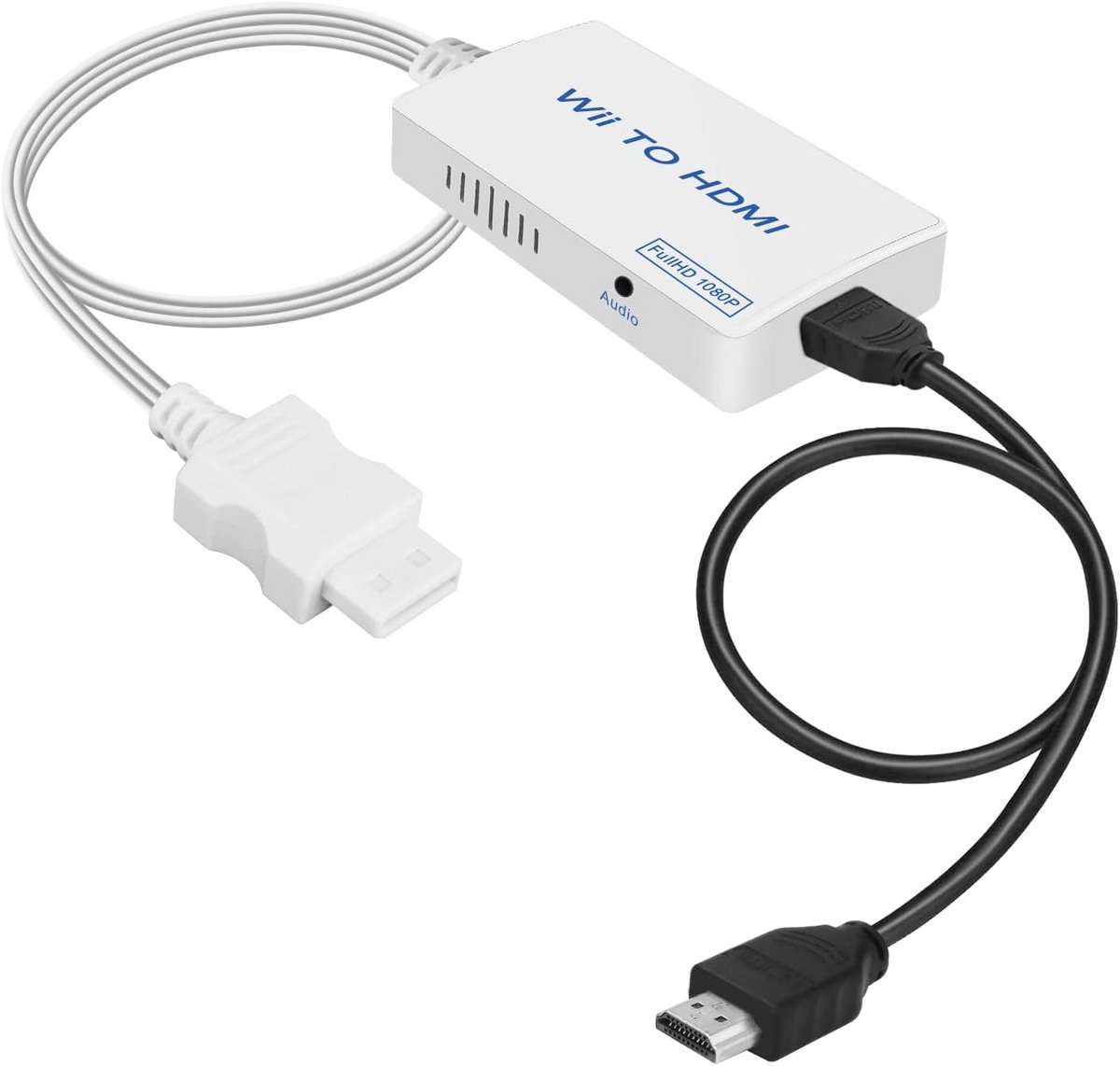 Wii naar HDMI adapter met Full HD 1080p en 3,5 mm audio - converter voor optimaal gamen