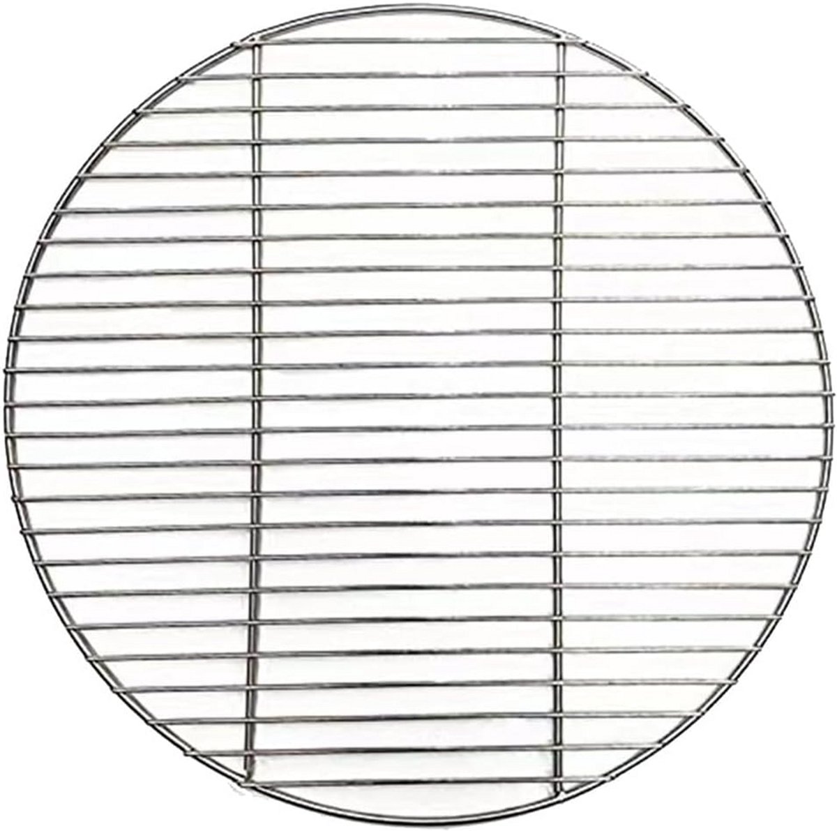 Rond roestvrij stalen grillrooster 28 cm - Ideaal voor BBQ, camping en picknick
