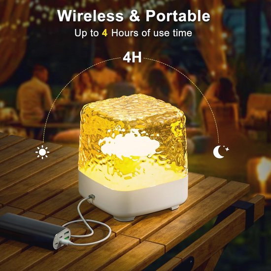Oceaan Galaxy Projector Nachtlampje met Afstandsbediening - 30 Verlichtingsmodi - Roterende Noorderlichtlamp van Merkloos — afbeelding 5