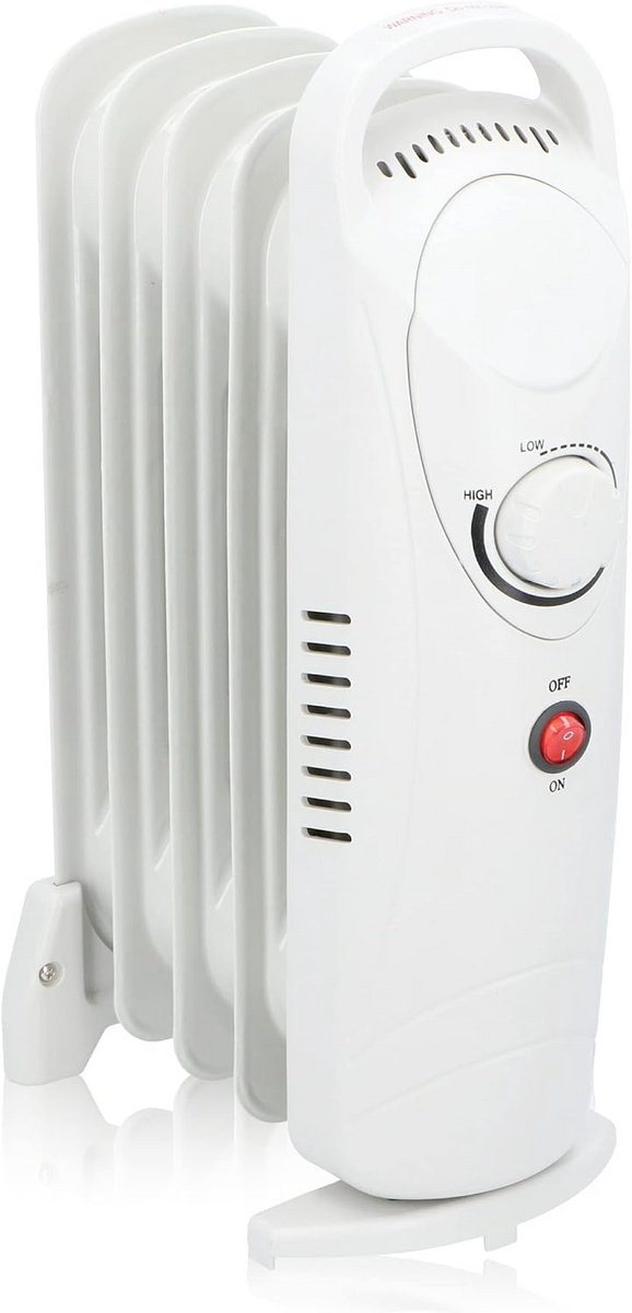 Olieradiator met Thermostaat en Oververhittingsbeveiliging - 5 Lamellen - 650 Watt