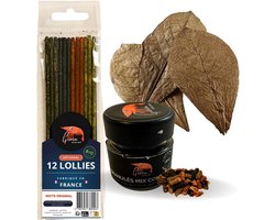 Voedingspakket voor Aquarium Garnalen - Lollipops, Granen en Catappa Bladeren
