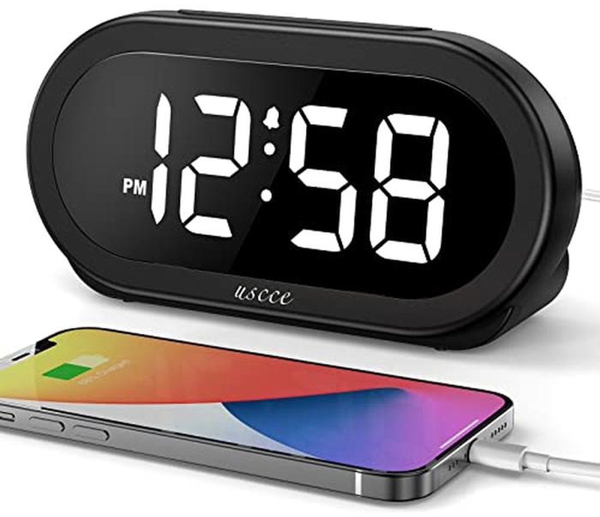 Digitale LED Alarm Klok met Weckerfunctie en Groot Display