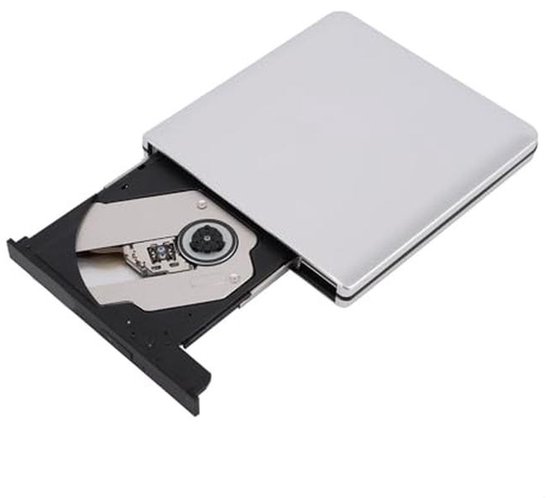 Externe USB 3.0 Blu-ray brander met 3D ondersteuning - Draagbare aluminium slimline schijf voor desktop en notebook — afbeelding 4