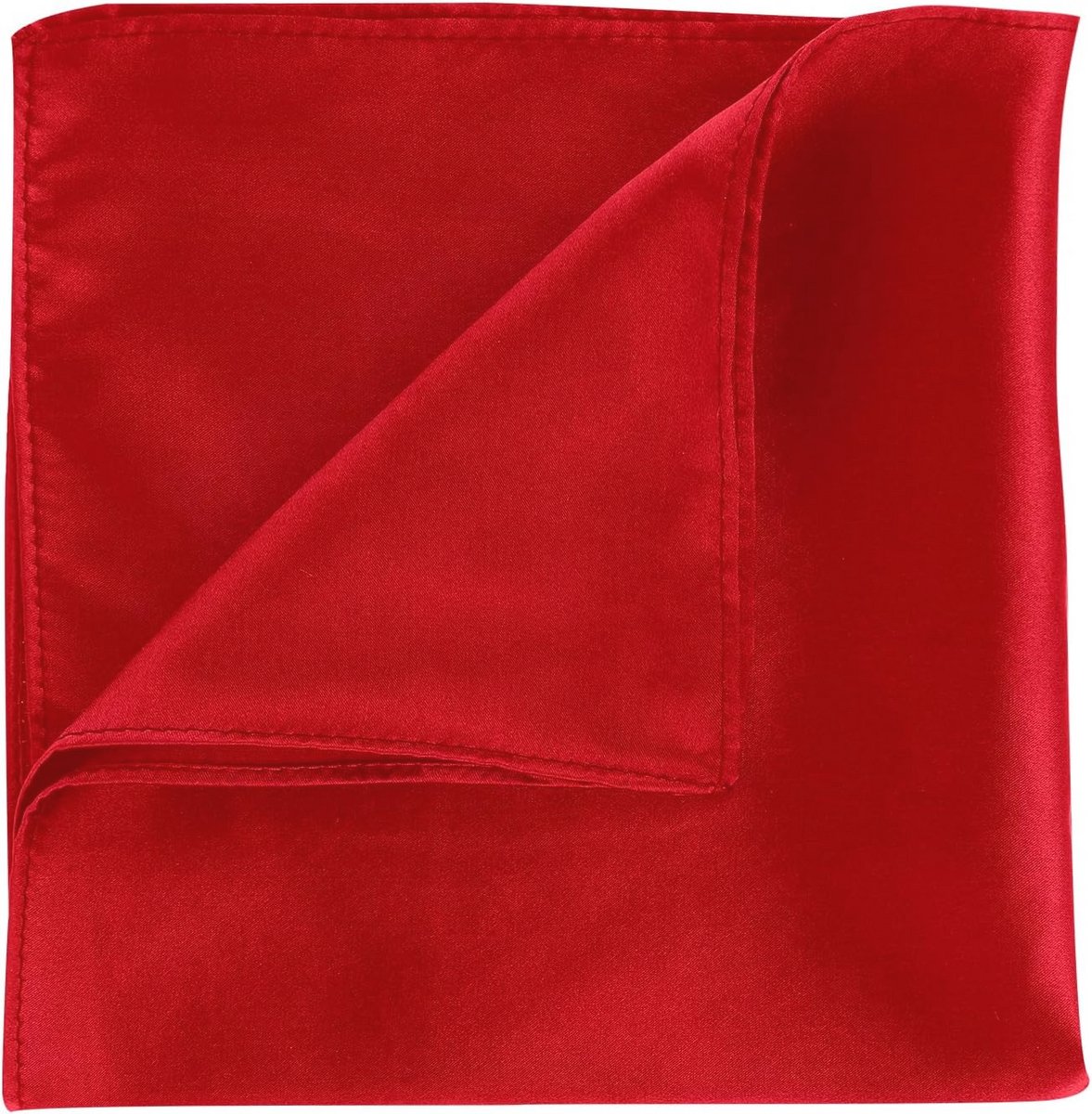 Zijden Pocket Vierkanten voor Mannen - Effen Kleur Zakdoeken 35x35 cm