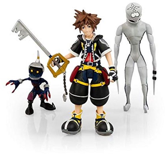 Actiefiguur Set van Sora en Soldier uit Kingdom Hearts II