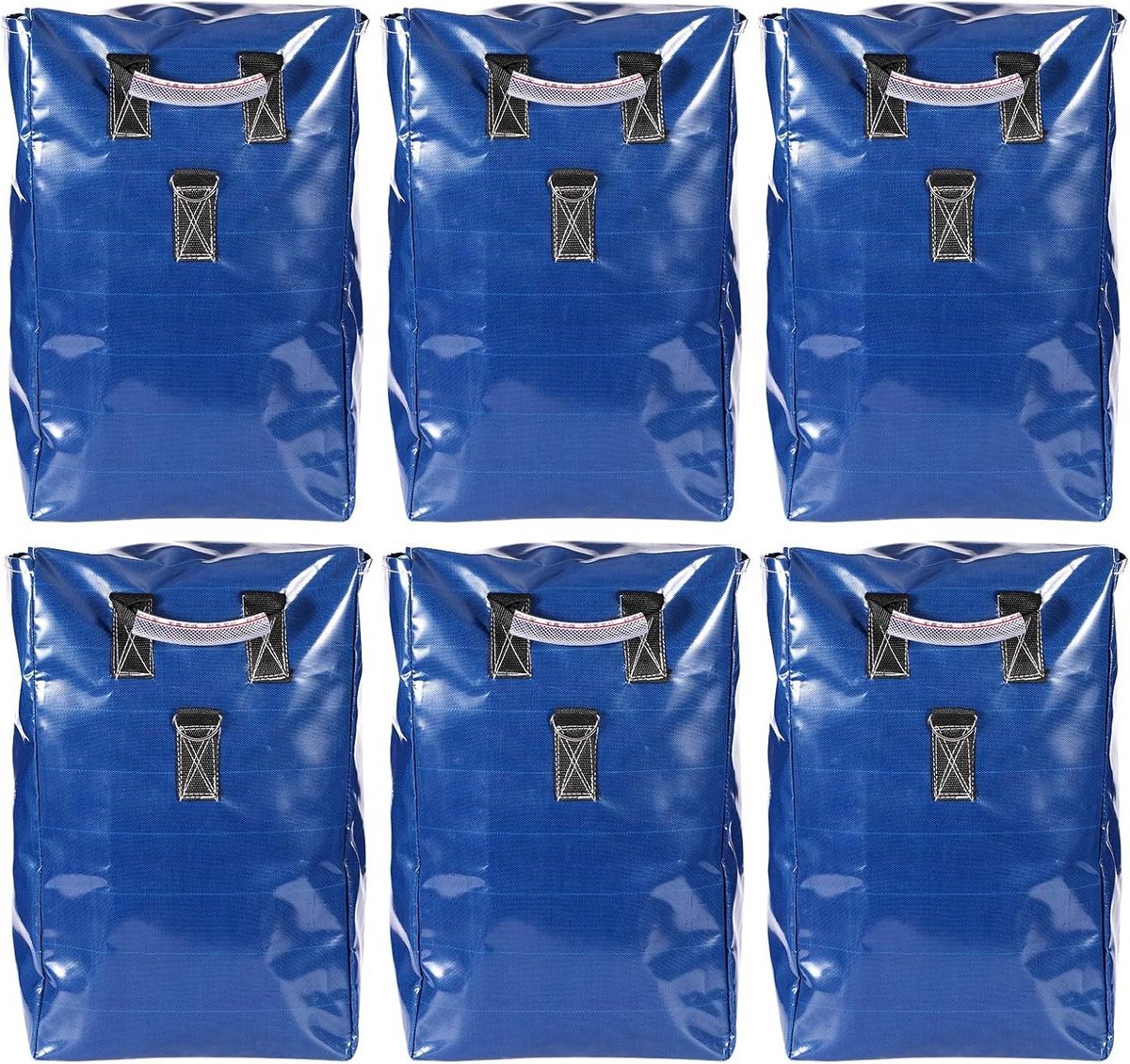 Zware Vinyl Zandzakken voor Springkussens, Tent en Waterglijbanen – 6 Stuks met Handvatten voor Veilige Verankering