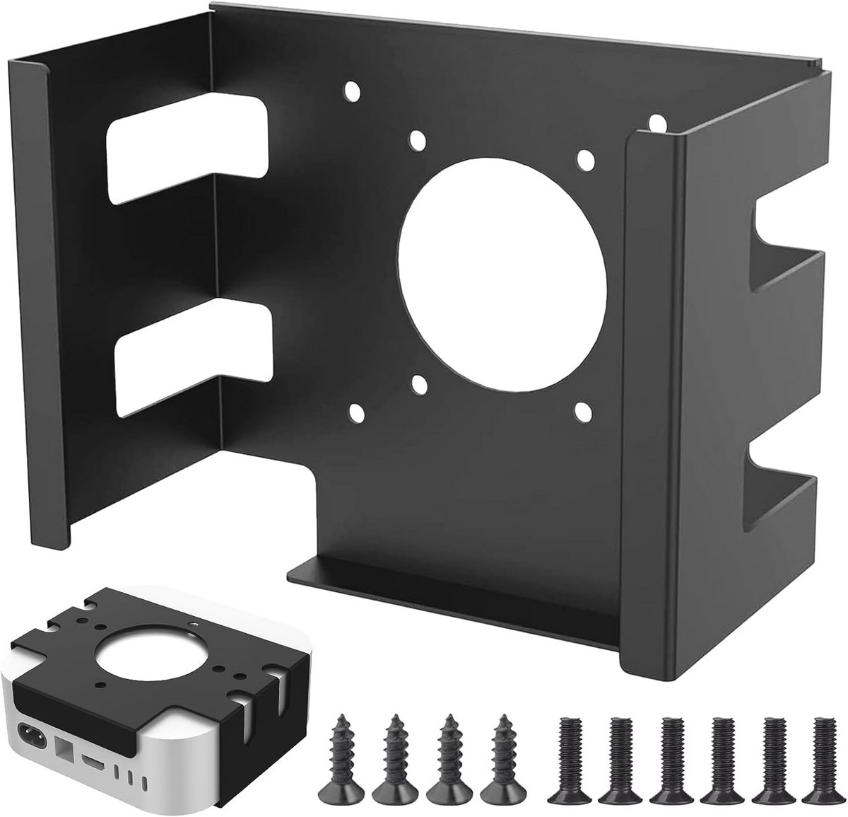 VESA Wandbeugel voor Mac Mini - Metaal Ondersteuning voor Perfecte Plaatsing