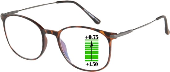 Lunettes de lecture Ofar OffiLunettes de lecture Ofar Office Multifocal CF0003B- Havane -+1.50