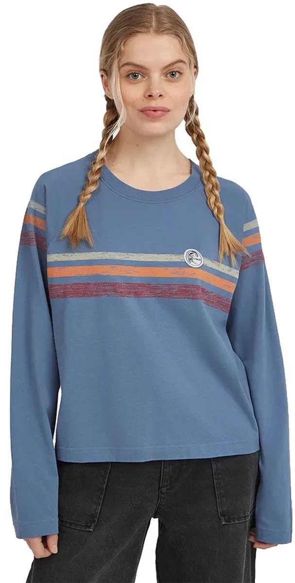 O´neill O´riginals T-shirt Met Lange Mouwen XS Vrouw Blauw