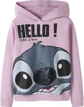 NAME IT - NKFOLBANA STITCH RLX SWEAT WH BRU WDI - Meisjes - Sweaters