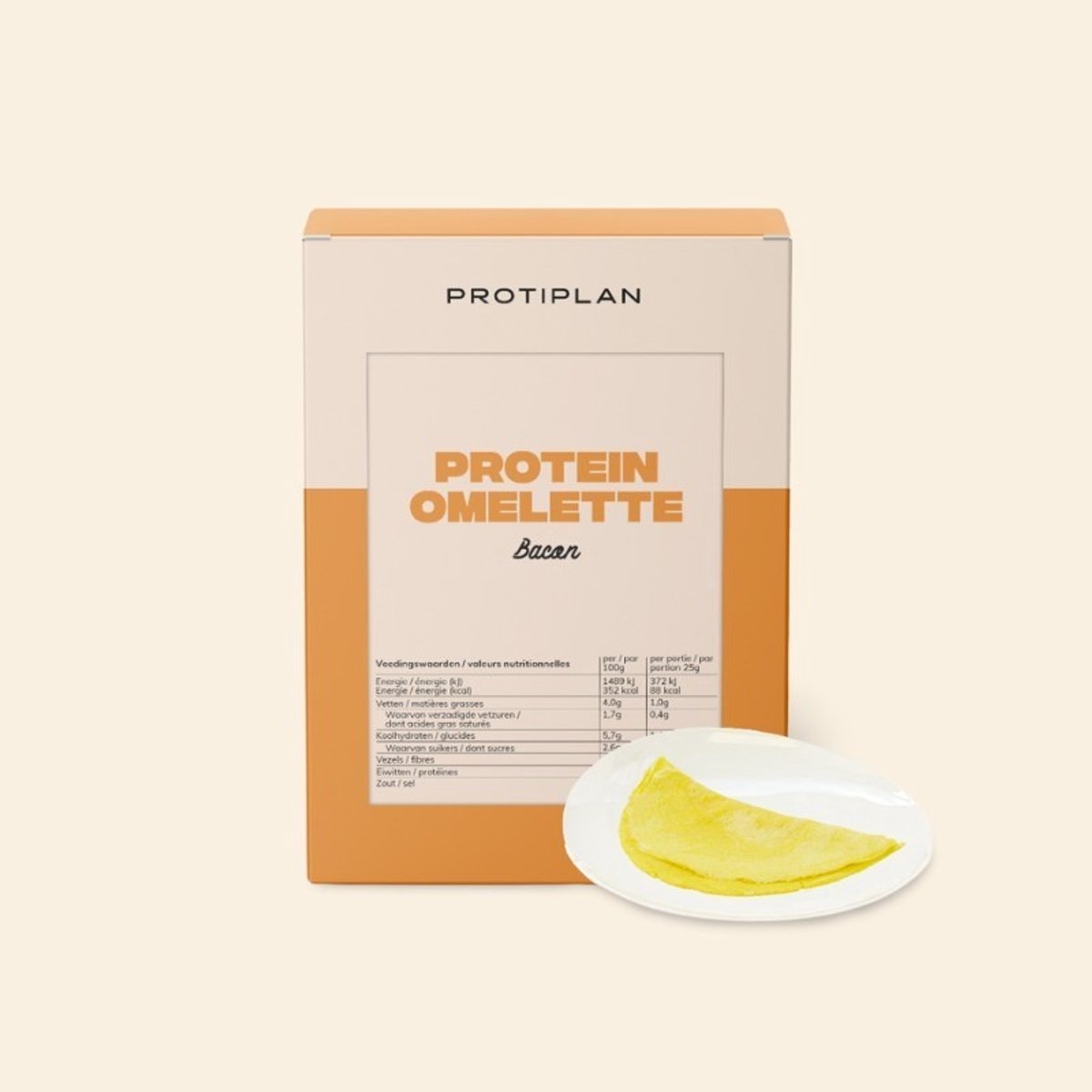 Protiplan - Omelet Bacon - 7 x 25 g - Eiwitrijk - Low carb