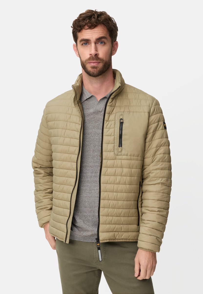 camel active Steppjas met waterafstotende functie - Maat - Olijfgrünmenswear-S