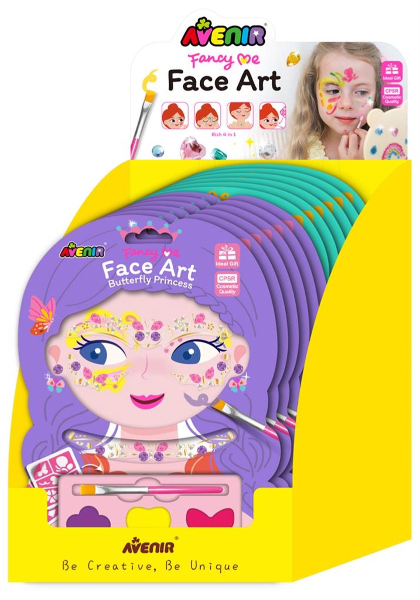 Avenir Face Art - creatieve schminkset voor kinderen multicolor.