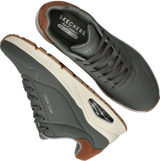 Skechers Uno - Baskets pour femmes basses Suited On Air - vert - Taille 47,5