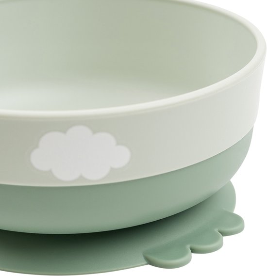 Done by Deer Foodie eetsetje first meal clouds - groen van Done by Deer — afbeelding 4
