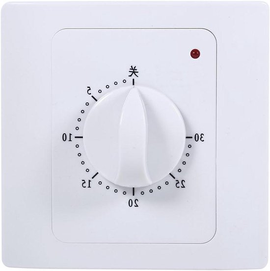 Countdown Timer Schakelaar met 30 min Timer, AC 220V, 10A ...