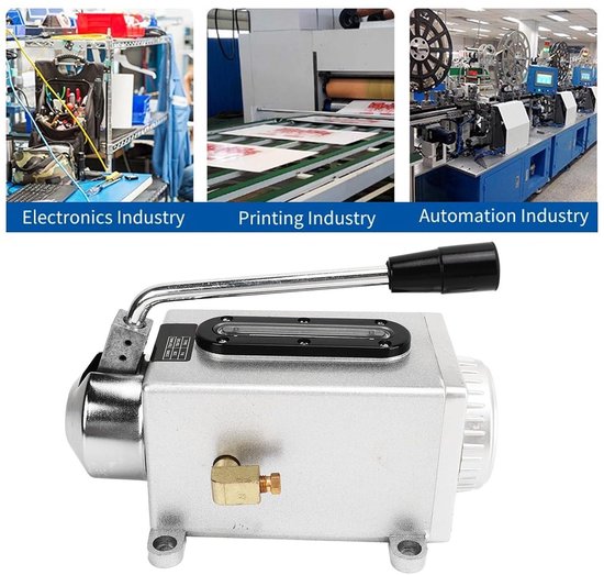 Handmatige Vetpomp 650CC – Linksbediend, 5 Ml/slag, Voor CNC-machines En Industrieel Onderhoud