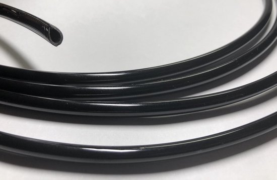 Allecto Plus - Autodeurafdichting van rubber 6 m 20 x 13 mm - universele U-vormige