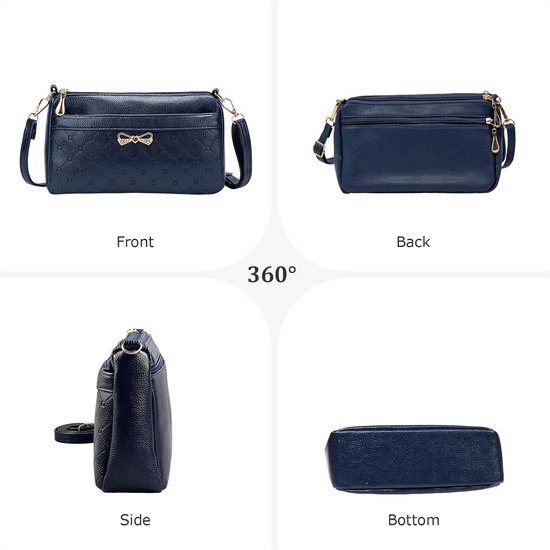PU-Leren Handtas – Klassiek & Stijlvol Design met Crossbodyband en Duurzame Afwerking