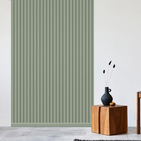 Akoestische Wandpanelen Vilt Zwart Eiken 60x270 cm - Aydo Deco