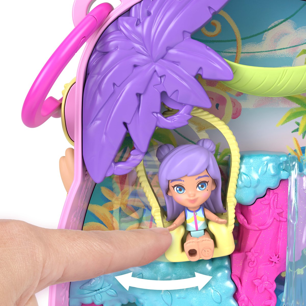 Polly Pocket Ananas Aapje Compacte Speelset — afbeelding 8