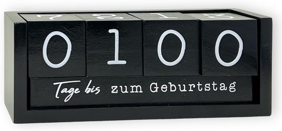 Houten mini aftelkalender Sinterklaas met pepernoten stickers