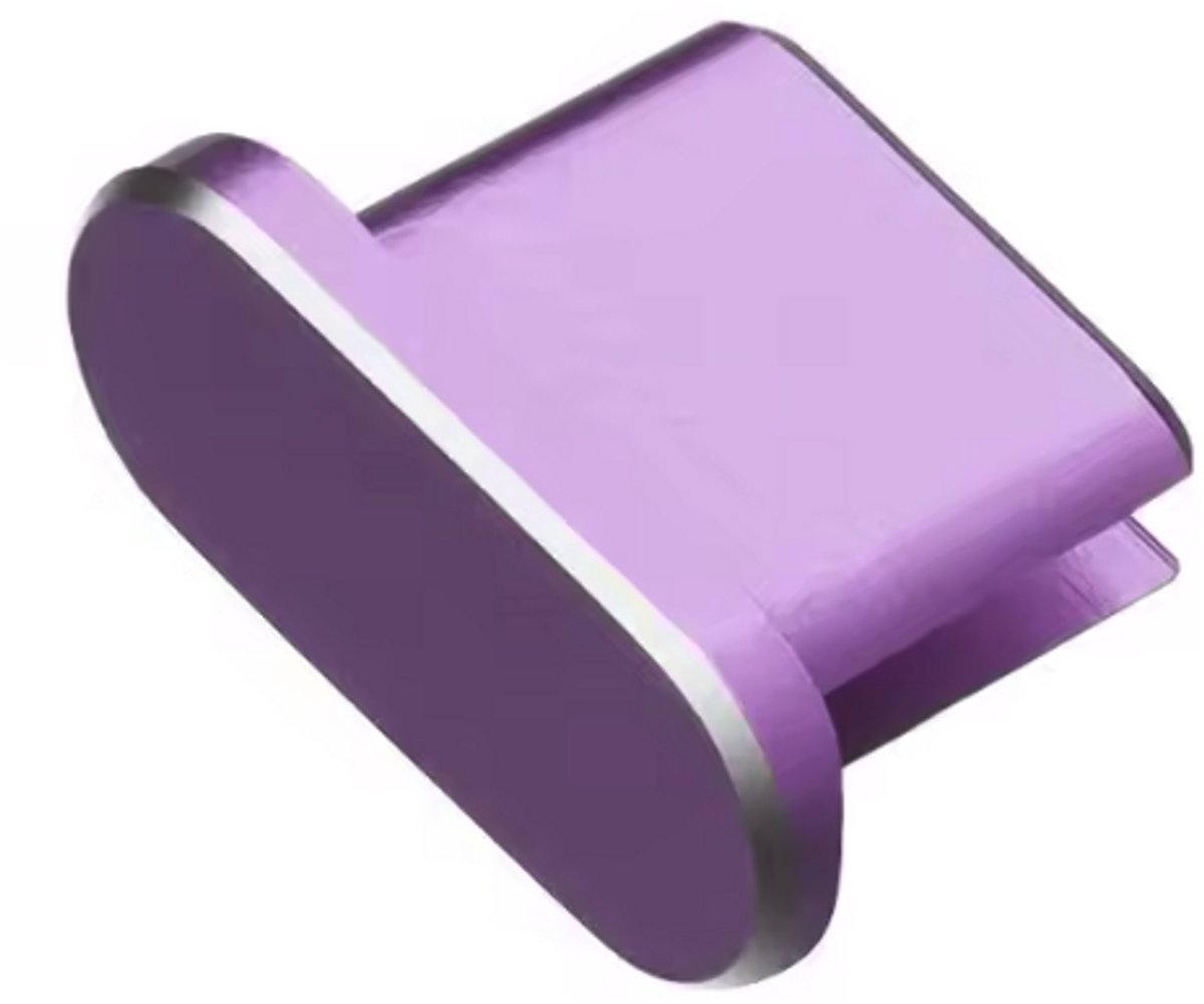 Go Go Gadget - Stofplug - Geschikt voor USB-C - Stofkapje - 1 stuk - Paars