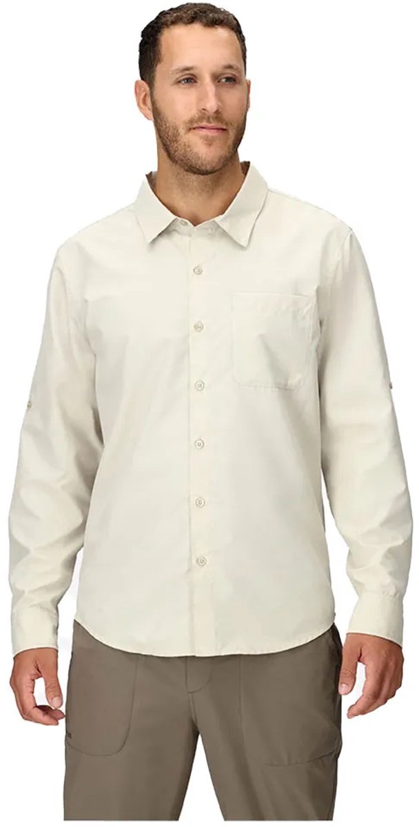 Marmot Airexchange Upf 40 Overhemd Met Lange Mouwen Beige M Man