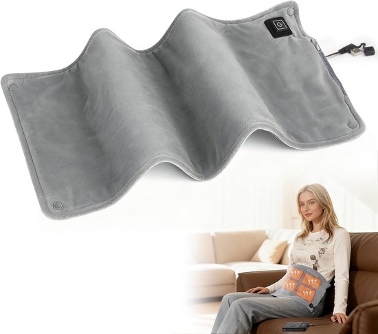 Coussin Chauffant Pour Siège Thermrup Mobiles, Alimenté Par USB Avec Controle De Temperature A 3 Niveauxreconditionne 4260629760624