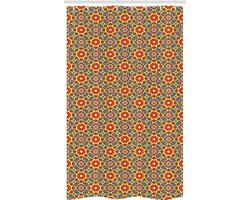 ABAKUHAUS – Geometrische douchegordijn – 120 x 180 cm – veelkleurig