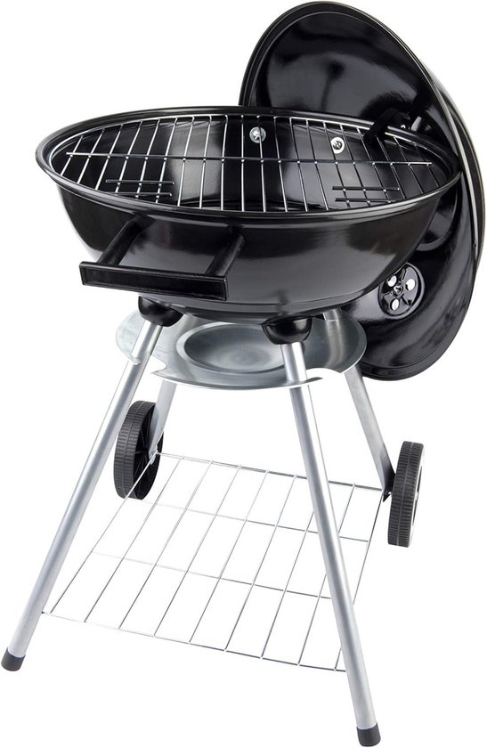 Vaggan Houtskoolbarbecue Op Wielen 56 Cm Zwart C83000520 - Vergelijk