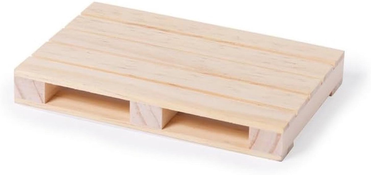 Houten Glas Onderzetters met Tekst en Logo - Set van 6