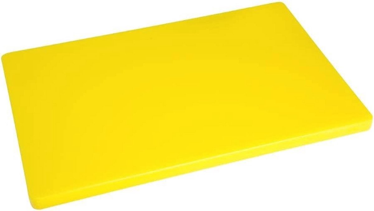 Extra Dikke Lage Dichtheid Gele Snijplank - Groot Formaat 20 x 600 x 450mm