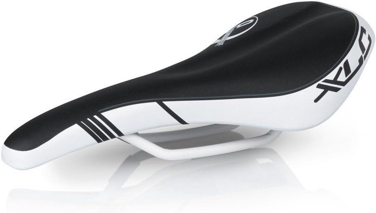 Sportieve Fiets Zadel voor MTB en ATB - Zwart/Wit - One Size
